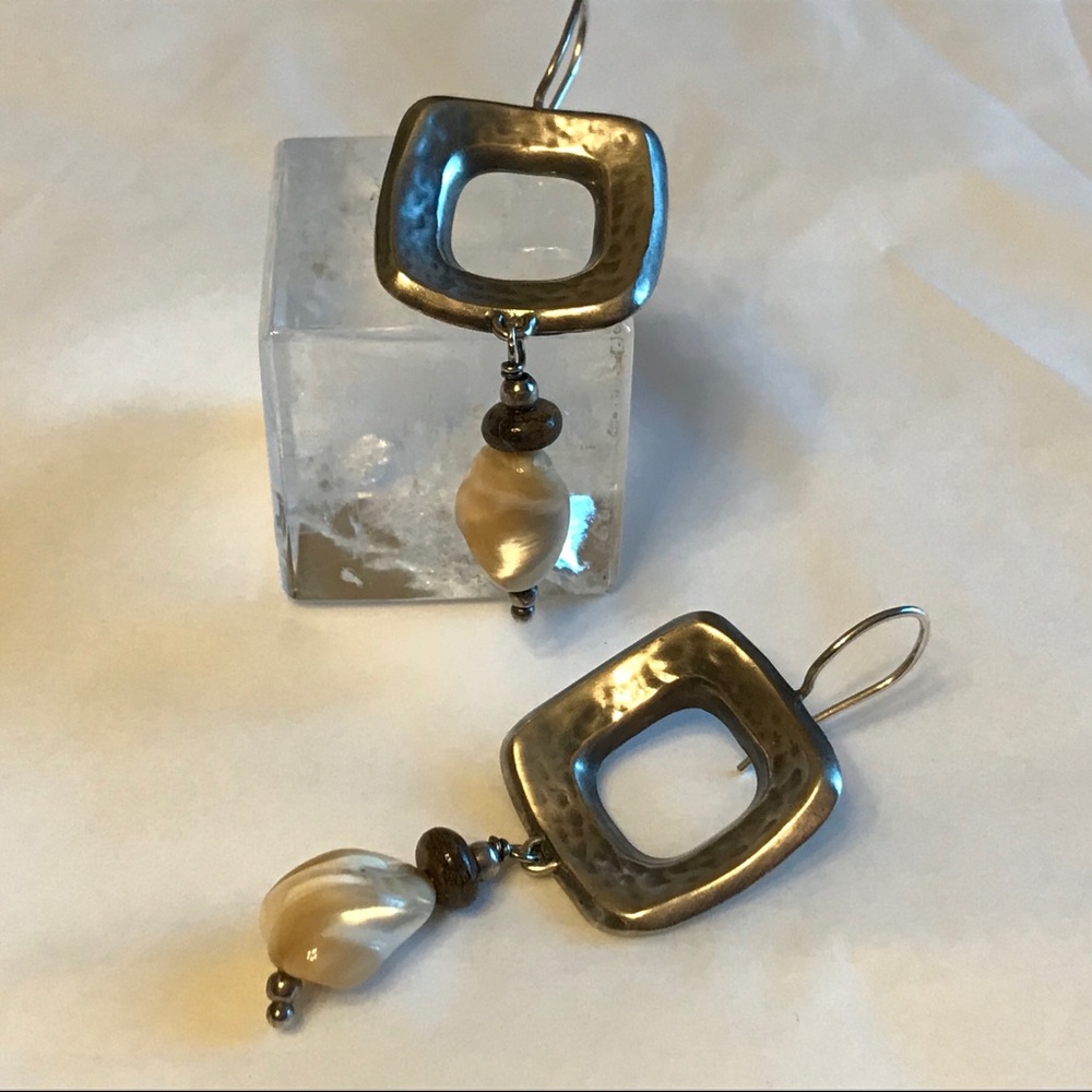 Silpada | Sterling Hammered Dangle Earrings